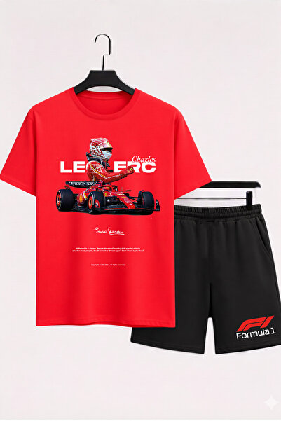 MAGORS Charles Leclerc Printed 100% Cotton Crewneck Children's T-Shirt-Shorts...