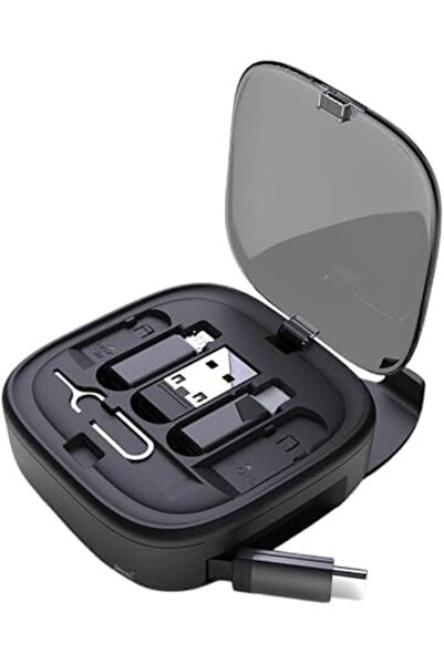 Generic 6-in-1 Multifunction Retractable Charging Cable Adapter Kit, Travel C...