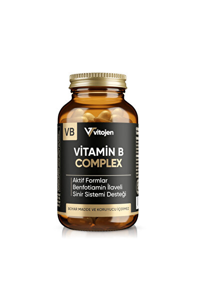 Vitojen Vitamin B Complex | Aktif Formlar ve Benfotiamin | Sitikolin ve Metil...