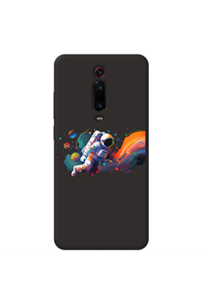 Other Xiaomi Mi 9T Pro Rainbow Space Black Colored Silicone TPU Θήκη