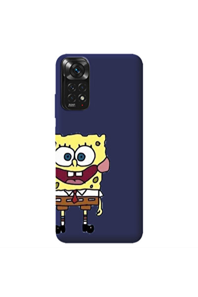 Other Xiaomi Redmi Note 11 4G Spong 2 Dark blue Colored Silicone TPU Θήκη