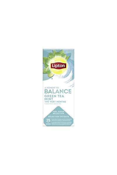 Lipton Ceai verde aromatizat cu menta Classic, set 25 plicuri x 1,6g