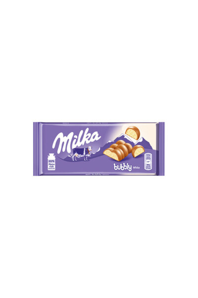 Milka Ciocolata cu lapte si alba, Milka, 95g, aroma mixta, cu alune