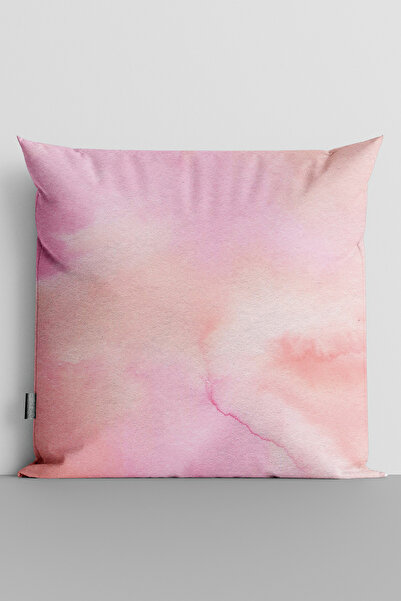 TicaretJet Watercolor Themed Double Sided Digital Printed Throw Pillow Cover ...