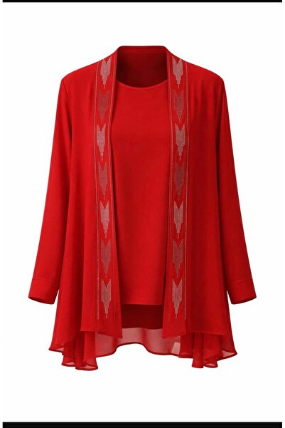 Furkan Giyim Butik ŞİFON İÇLİ TIŞLI TAKIM