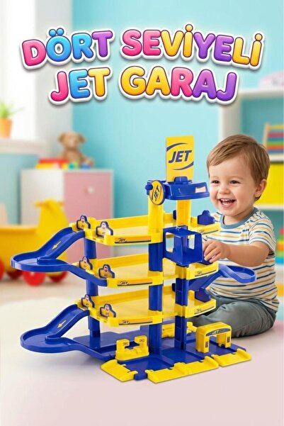 Tıfıl Toys مجموعة ألعاب مواقف السيارات العملاقة المكونة من 4 طوابق - مجموعة أ...