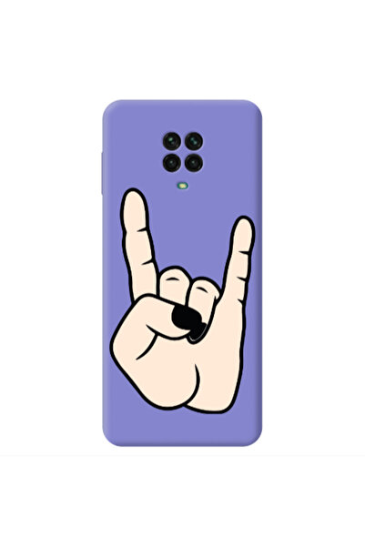 Other Xiaomi Redmi Note 9 Pro Rock Purple Colored Silicone TPU Θήκη