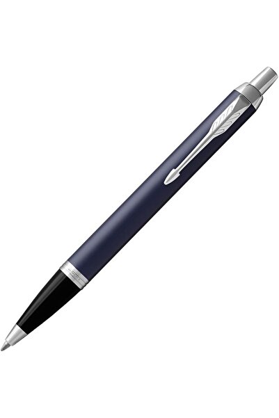 Parker IM Ballpoint Pen, Matte Blue with Medium Black Ink Refill (1975557)