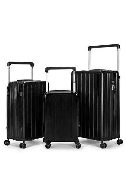LİMRA Luxury 3-Piece Travel Luggage Set Modern Design Pc Material Strong and ...