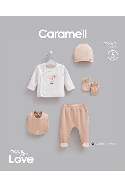 Caramell طقم ملابس داخلية للمرضى مكون من 5 قطع من موفينج كار ZE2307