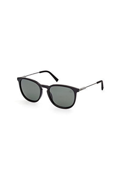 Timberland Shiny Black Polarized Injected Male Sunglasses
