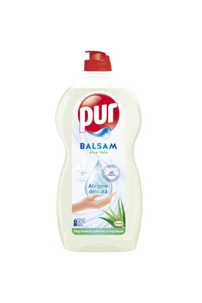 Pür Detergent Lichid de Vase cu Aloe Vera - Pur Balsam Aloe Vera, 1200 ml