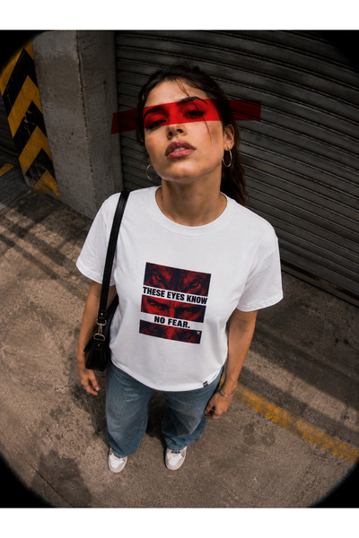 YORUKAN Mustafa Kemal - These Eyes Know No Fear - Front Printed Unisex Regular Fit T-Shirt