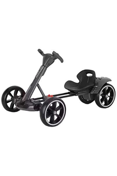 Krista Kart electric pliabil pentru copii, 6V, 3-7 ani, Negru
