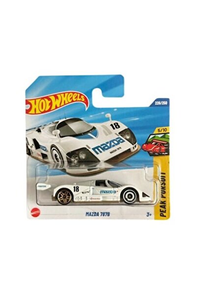 HOT WHEELS Машина играчка Mazda 787B, Мащаб 1:64, Бяла