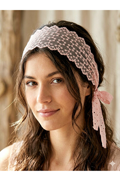Mufincollection Lace Sash / Hair Band – Bohemian Vintage Lace-Up Accessory