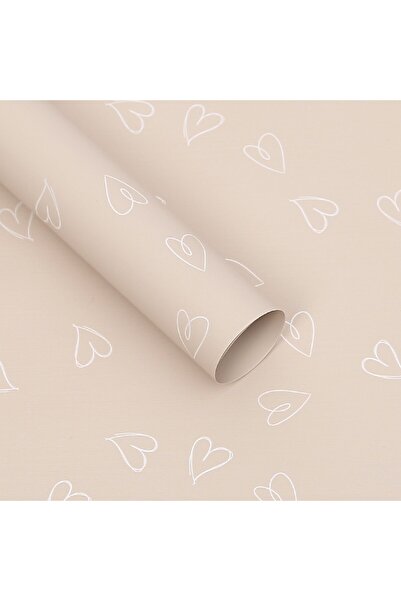 OEM Celofan pentru Flori Plastic Bej 58x58 cm