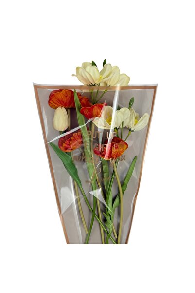 OEM Cellophane bag for flowers Gray 44x28x9 cm