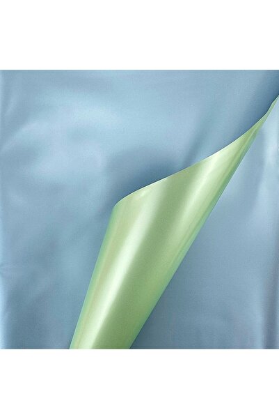 OEM Two-tone Cellophane Lime Blue With Pearl 58x58 cm