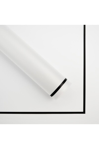 OEM Flower cellophane Plastic Black 58x58 cm