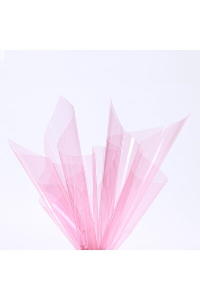 OEM Celofan pentru Flori Plastic Glossy Roz