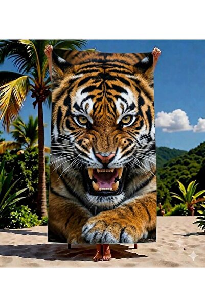 Elmas Dizayn Beach Sport Bath Towel Quick Drying Water Absorbent Sand Resista...