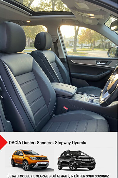 GM-DESIGN Speed Series Pique Fabric Car Seat Cover - (Daci̇a Sandero-Stepway-...