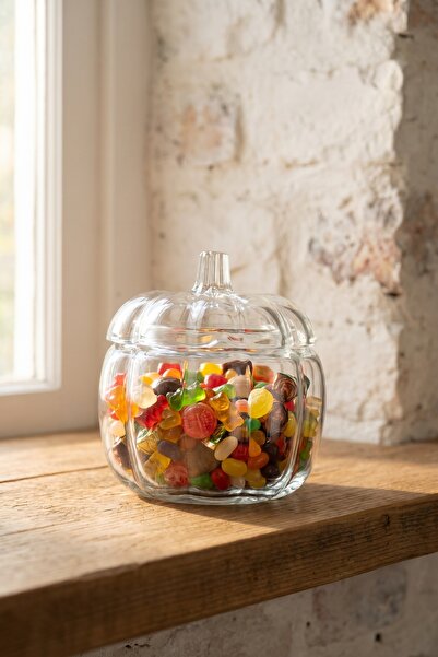ACAR Purewood Pumpkin Glass Jar - 19 cm