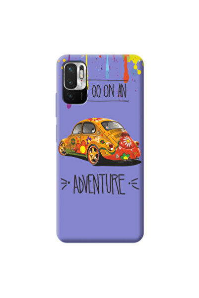 Other Xiaomi Redmi Note 10 Pro 5G Adventure Purple Colored Silicone TPU Θήκη
