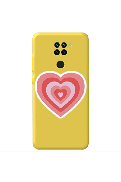 Other Xiaomi Redmi Note 9 My Heart Is Yours Yellow Colored Silicone TPU Θήκη