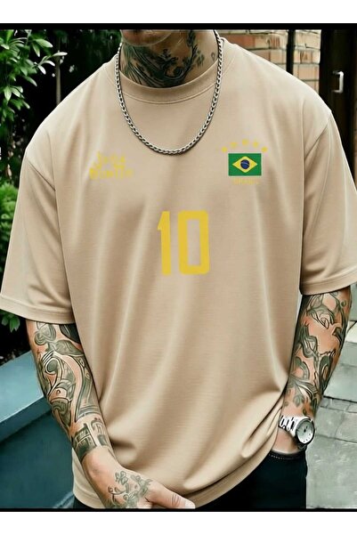 New Shine Brazil 10 Printed Oversize Cotton T-Shirt