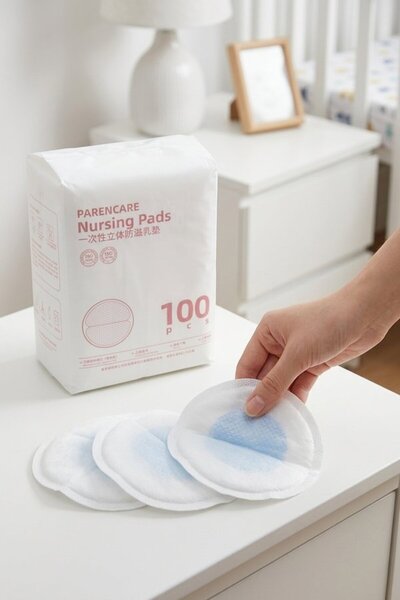 Generic 100 Cotton Bamboo Absorbent Nursing Pads Disposable Leakproof Breatha...