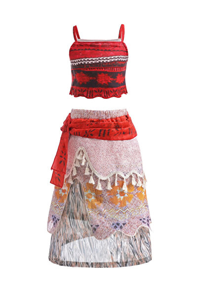 GGEROU Moana Printed High Quality Themed Party Fancy Dress Cosplay Costume Fo...