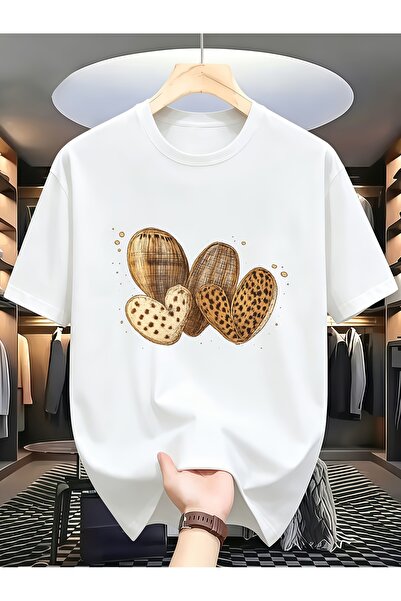 212Wear قميص رجالي بطباعة زهور عتيقة، قميص قصير الأكمام بياقة دائرية مع نقوش ...