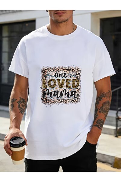 212Wear One Loved Mama Leopard Print T-Shirt 180g Mother's Day Gift - Comfort...