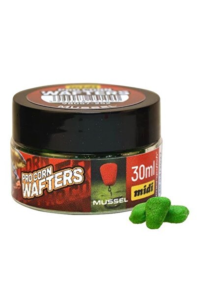 Benzar Mix Momeală de porumb Pro Corn Wafters Midi Scoica, 30ml