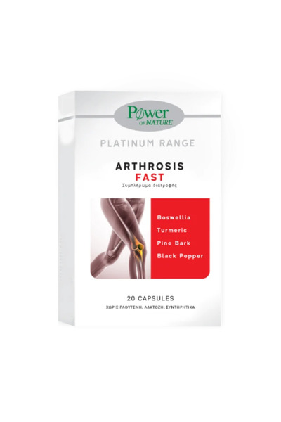 Power Of Nature POWER HEALTH PLATINUM ARTHROSIS FAST 20CAPS
