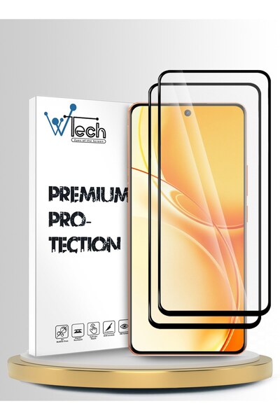 Wtech Realme P4 Power 5G 2026 Premium E2E Series Full Glue Full Cover Tempere...