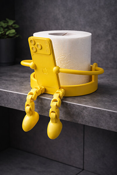 farist Phone Holder Toilet Paper Holder - Fun Bathroom Accessory - Decorative...