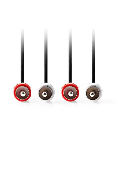 Nedis Cablu audio stereo, 2x RCA tată, 1,50 m