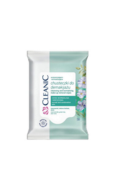 Cleanic Servetele demachiante Cleanic, 10 bucati, cu fibre de in, cu aloe si ...