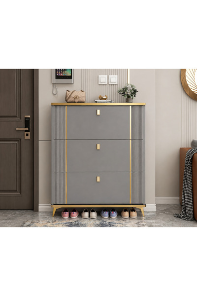 OEM Pantofar 602 MDF Grey 100x24x118cm