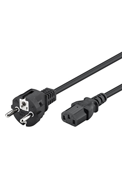 POWERTECH καλώδιο τροφοδοσίας CAB-P006, 3x 1mm², cooper, 1.5m, μαύρο
