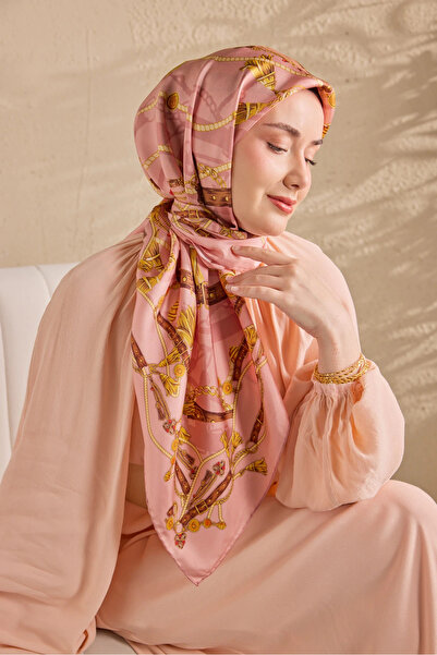 Silk Home Twill Silk Patterned Scarf 11530