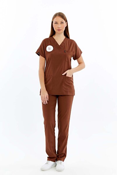 Çatı Medikal Spaniard - Other Healthcare Professionals Jersey Lycra Scrubs (W...