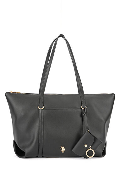 U.S. Polo Assn. حقيبة كتف نسائية سوداء Us26581