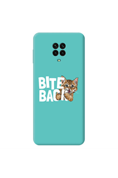 Other Xiaomi Redmi Note 9 Pro bitte back cat Turquoise Colored Silicone TPU Θήκη