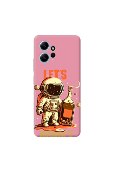 Other Xiaomi Redmi Note 12 4G Lets drink Pink Colored Silicone TPU Θήκη