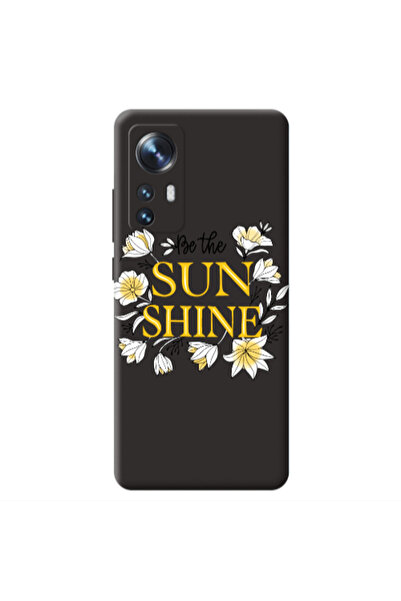 Other Xiaomi Mi 12 Sun Shine Black Colored Silicone TPU Θήκη