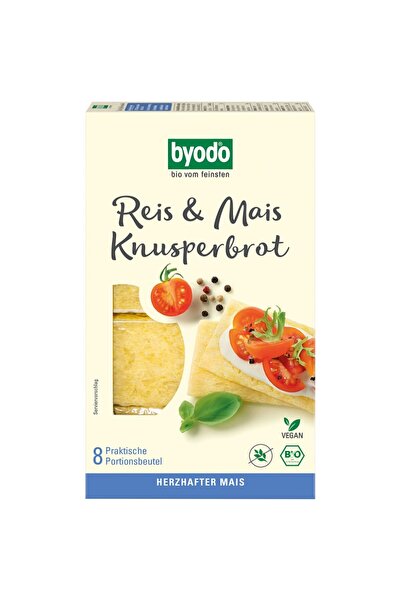 Byodo Paine crocanta cu orez si porumb fara gluten,